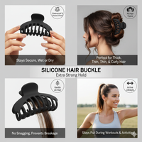 Silicon Hair Buckle (Pack of 2)